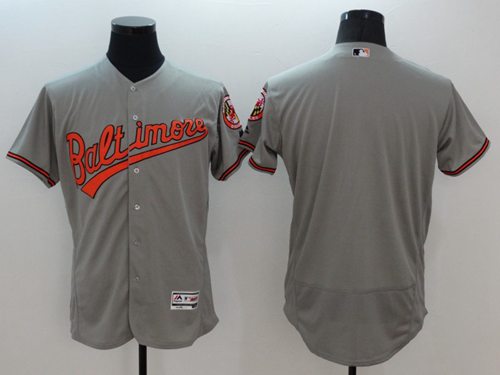 لانجري رجالي Orioles Blank Grey Flexbase Authentic Collection Stitched MLB ... لانجري رجالي