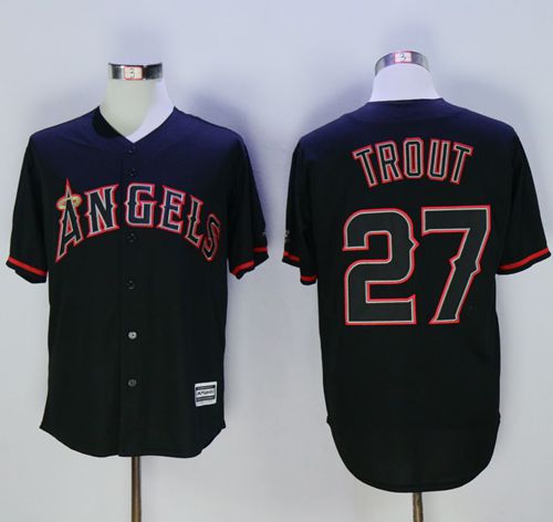 mike trout black jersey